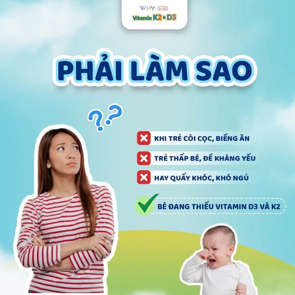 Vitamin D3 K2 Whykids Dạng Xịt Bổ Sung D3 K2 Cho Bé, Tăng Cường Hấp Thu Canxi Phát Triển Chiều Cao 15ml