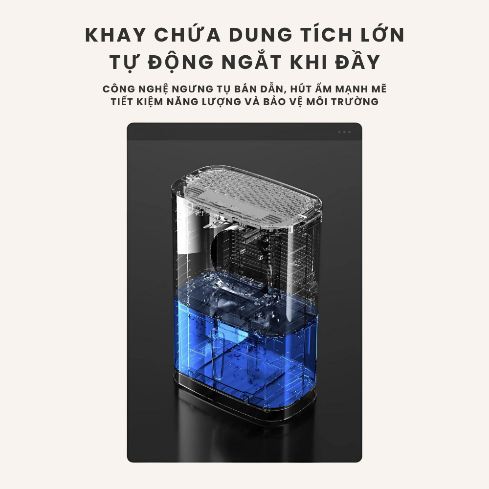 Máy Hút Ẩm Lọc Không Khí KAW Điều Hòa Không Khí Công Suất Cao, Dung Tích Lớn, Hút Ẩm Tủ Quần Áo, Văn Phòng