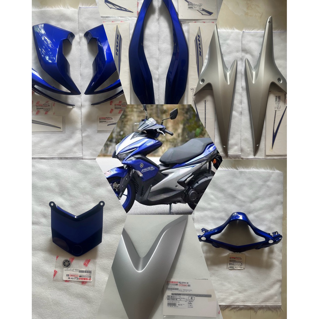 Nhựa và Tem lẽ Yamaha NVX 155 Xanh GP 2018 [ Hàng Chính Hãng ] | Shopee ...