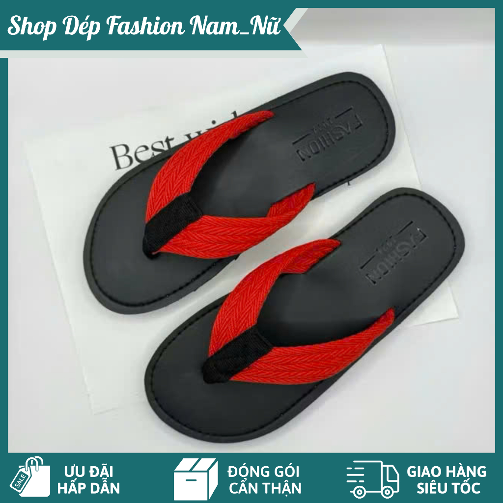 Dép Kẹp Nam Nữ Quai Dù – Unisex Siêu Nhẹ, Chống Trượt | Shop Dép Fashion Nam_Nữ