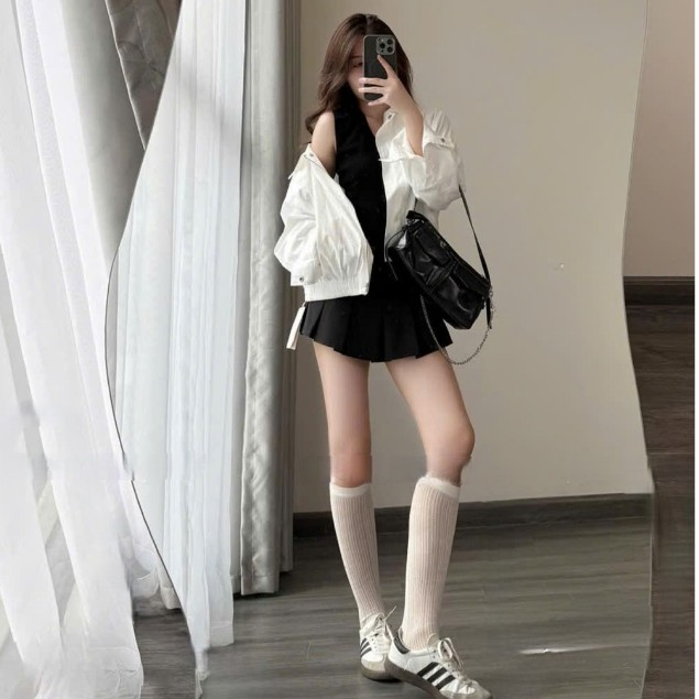 Áo khoác kaki dáng crotop siêu xinh, áo khoác ngoài thu đông 2 lớp MUZA K01