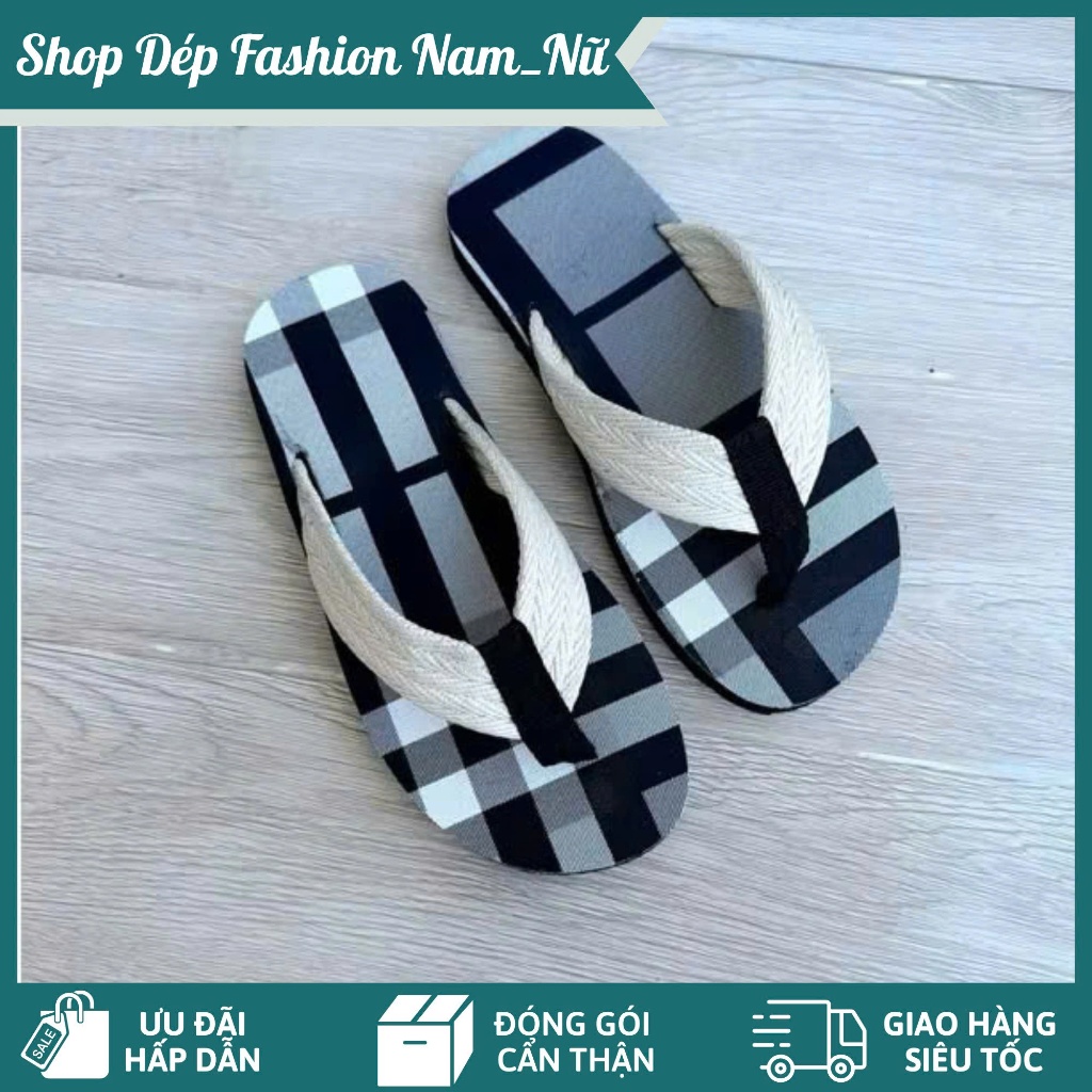 Dép Xỏ Ngón Caro Nam Nữ – Thời Trang, Êm Chân, Chống Trượt | Shop Dép Fashion Nam_Nữ