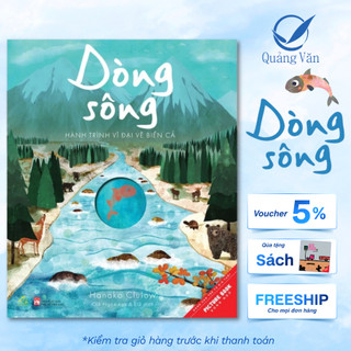 Sách tranh song ngữ Dòng sông - Hành trình vĩ đại về biển cả - ehomebooks - Dành cho trẻ từ 0-6 tuổi