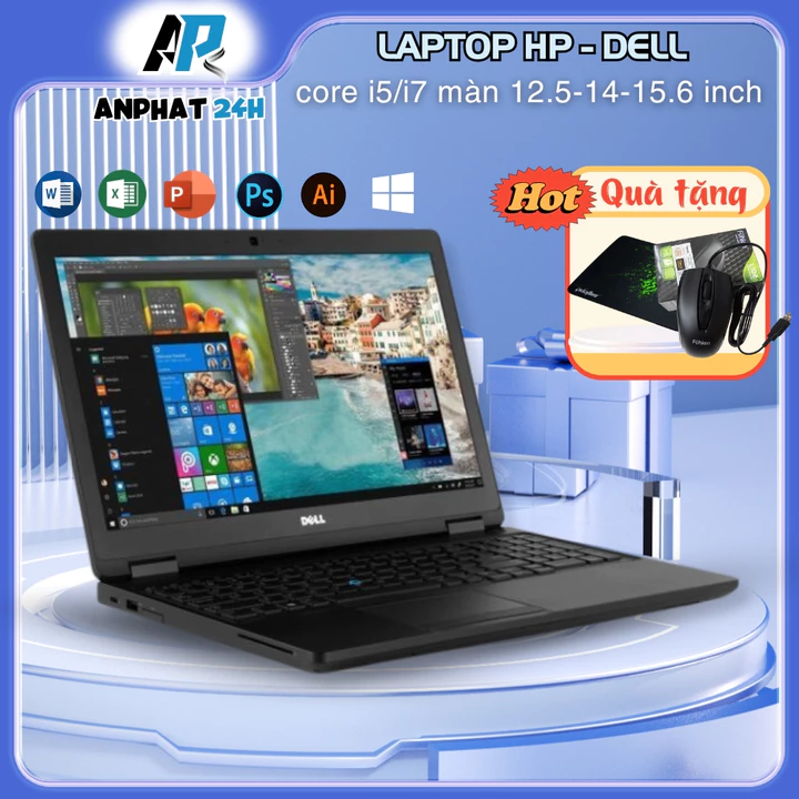 Laptop Văn Phòng Học Online Core i5/i7 RAM 8GB SSD 256GB Like New 98% - Bảo Hành 12 Tháng