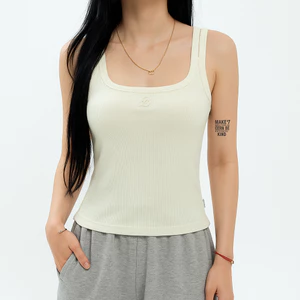 COMBO 02 áo BOO ba lỗ quai dây fitted thêu logo cá tính
