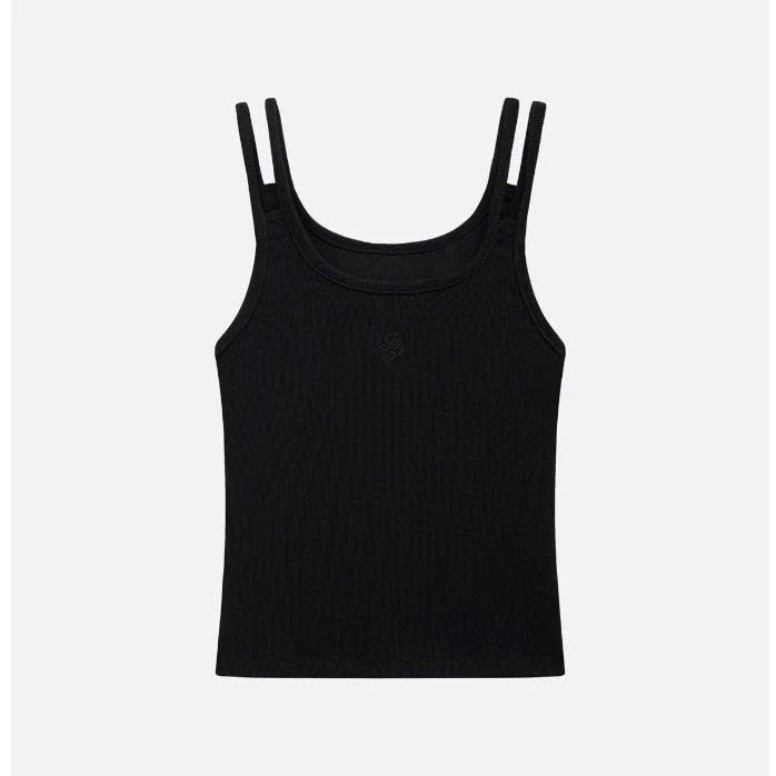 COMBO 02 áo BOO ba lỗ quai dây fitted thêu logo cá tính