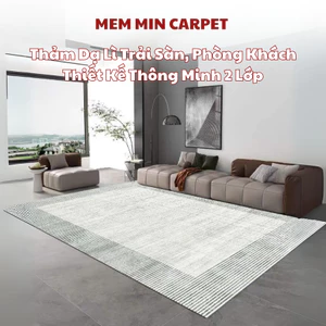 Thảm Dạ Lì Thảm Trải Phòng Khách, Thảm Chụp Hình Decor, kích thước 1m6x2m3, 2mx3m Họa Tiết Bắt Mắt-MemminCarpet (TH42)