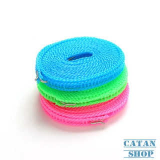 Dây Phơi Đồ 5m Tiện Dụng, Móc Thép Không Gỉ, Chịu Lực Tốt, Dùng Cho Ban Công Sân Vườn Phòng Trọ