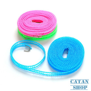 Dây Phơi Đồ 5m Tiện Dụng, Móc Thép Không Gỉ, Chịu Lực Tốt, Dùng Cho Ban Công Sân Vườn Phòng Trọ