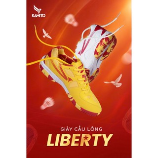 Giày Cầu Lông, Pickleball Kamito Liberty, Đế Giày Giảm Chấn, Lót Giày Eva Êm Ái
