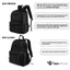 Balo da nam nữ thêu logo DWIN cặp đi học thời trang hàn quốc Leather Basic Balo Racer BL03A