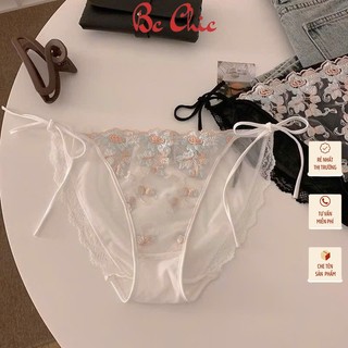 Quần lót ren hoa Q 2211 - Áo chip nữ gợi cảm buộc dây BC_CHIC LINGERIE