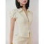Set Nữ ERMIL Áo Tay Phồng Cổ Chữ V Và Quần Shorts Ngắn GOÛT DE JUN