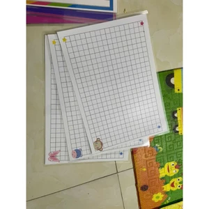Combo 5-10-15-20 bảng phụ khổ A3 có gắn năm Châm dính bảng từ dễ dàng viết xóa