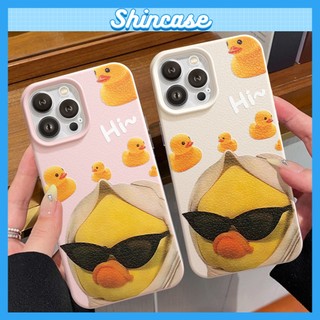 Ốp Lưng iPhone TPU Hoạ Tiết Da Mềm Vịt Vàng Chống Sốc, Chống Bẩn - iP 7/8/X/XS/11/12/13/14/15/16/17/Plus/Pro/Max/Air