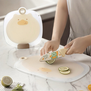 Thớt Nhựa Kháng Khuẩn Cao Cấp, Chống Nấm Mốc, Chống Trượt Dễ Dàng Vệ Sinh, Có Móc Treo Tiện Dụng -TotoMoo.homedecor