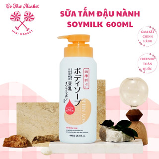 Sữa tắm dưỡng ẩm sữa đậu nành Soy Milk The Body Soap 600ml của Nhật- CÔ THƯ MARKET