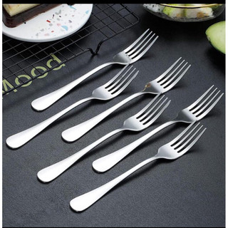 Inox 304 (1 cái) Nĩa /Dĩa Thép Không Rỉ Siêu Đẹp Với 3 size Nĩa Bít Tết Cơm Sườn