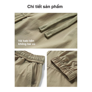 [MỞ BÁN] Quần kaki nam túi hộp cạp chun, quần dài nam Jogger kaki bo gấu hách dáng che khuyết điểm K08