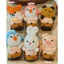 Móc Khoá Len Trà Sữa Animal Thú Sandwich Heo Gấu Khỉ Voi Mèo Cánh Cụt Thỏ Panda Handmade Dễ Thương