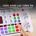 Bộ Mic Thu Âm SIBORIE F998 & Mic ML3 - Combo Livestream Karaoke Bluetooth Có Autotune [Tặng Tai Nghe & Đầy Đủ Phụ Kiện] — ảnh 4