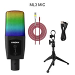 Bộ Mic Thu Âm SIBORIE F998 & Mic ML3 - Combo Livestream Karaoke Bluetooth Có Autotune [Tặng Tai Nghe & Đầy Đủ Phụ Kiện] — ảnh 8