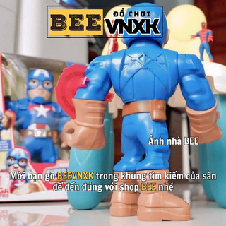 Hộp mô hình nhân vật Thuyền trưởng Mỹ Captain America size lớn, cao 25cm, nặng 500g -  BEE VNXK