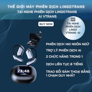 Tai nghe phiên dịch Lingotrans, phiên dịch Blutooth không dây phiên dịch tức thì 144 ngôn ngữ