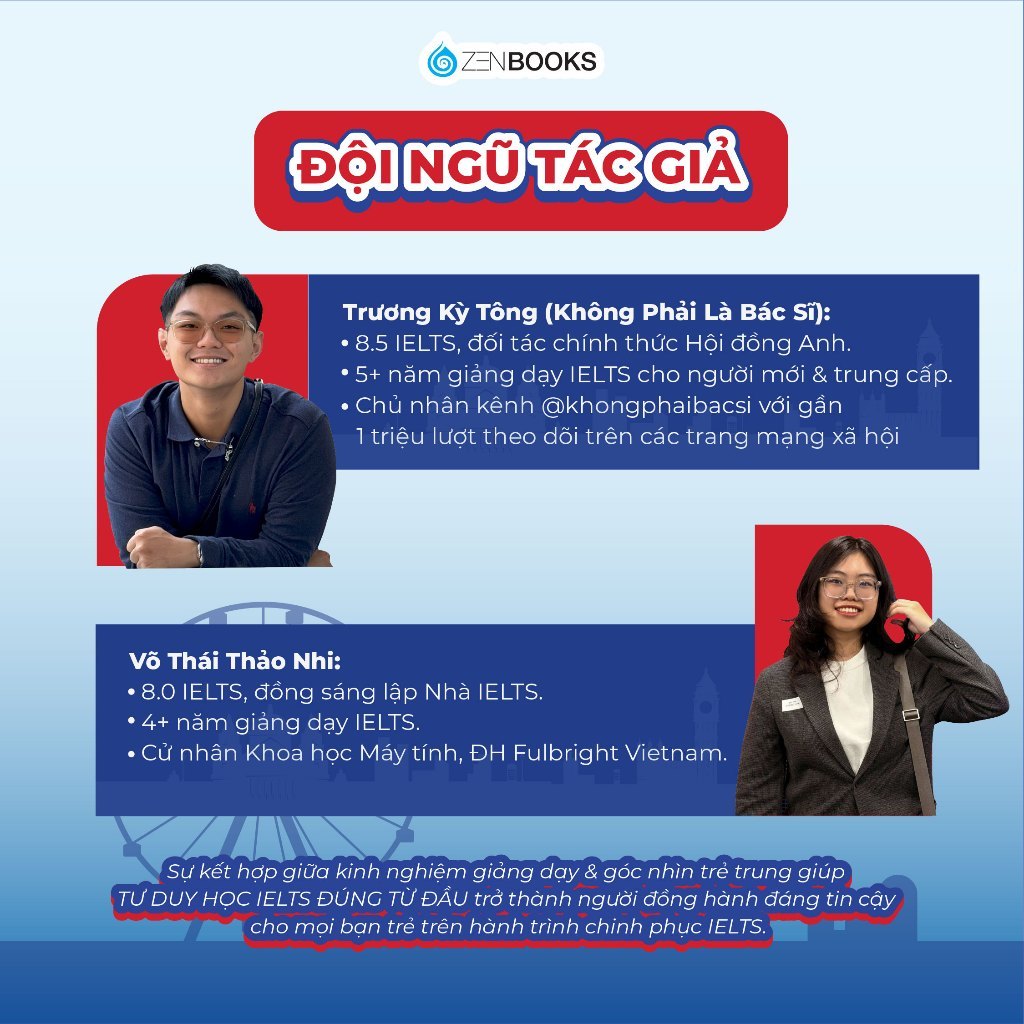 Sách - Tư Duy Học IELTS Đúng Từ Đầu - Chìa Khóa Để Chinh Phục Band Điểm Cao Từ Những Bước Khởi Đầu