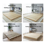 Giường pallet gỗ thông Behomes cao 10-20cm đã xử lí ẩm mốc mối mọi [Gỗ mới - Hàng Sơn PU - Chân Hộp Kín - Nan 13cm] — ảnh 8