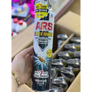 Bình xịt muỗi, côn trùng ARS PRO.X MẠNH không mùi diệt 7 loại côn trùng chai 500ml - CÔ THƯ MARKET