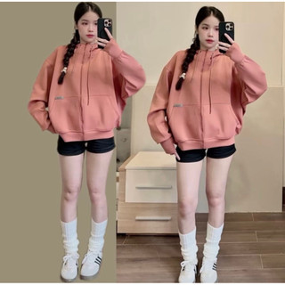 [NEW ARRIVALS] Áo Khoác BOXY HOODIE ZIP [Full 6 Túi] Logo Túi_by ShierShop