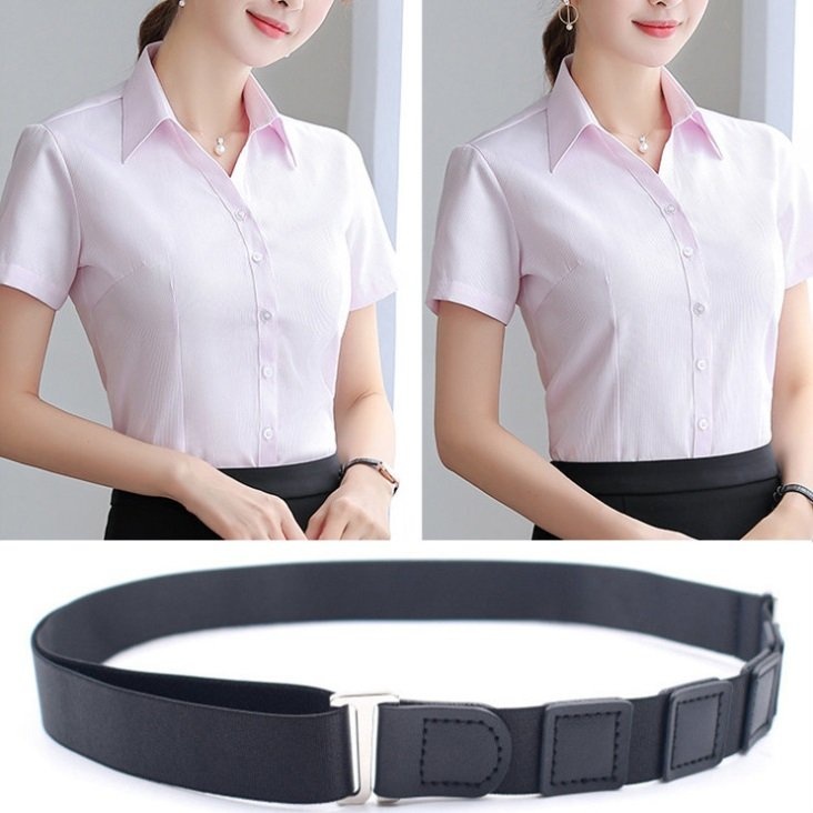 Thắt Lưng dây nịt nam Nữ Đai Giữ Áo Sơ Mi Thẳng, Dây Đai Sơ Vin Cho Nam Nữ Horizon