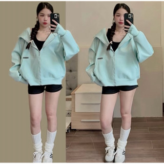 [NEW ARRIVALS] Áo Khoác BOXY HOODIE ZIP [Full 6 Túi] Log Túi_by ShierShop