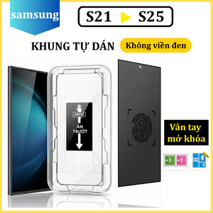 Cường lực Tự Dán Samsung S24Fe S23Fe S21Fe S21 S21+ S22 S22+ S23 S23+ S24 S24+ S25 S25+ S24ultra S25ultra