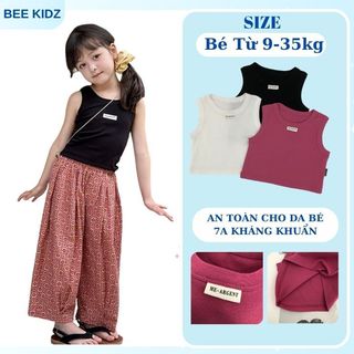 Áo Ba Lỗ Cho Bé Gái, ÁO Ba Lỗ Cho Bé Chất Liệu Cotton Mềm Mại Thoáng Mái