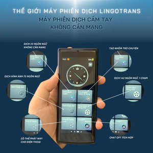 Máy phiên dịch Lingotrans XF5 Pro -AI Phiên dịch Giọng nói Không Cần Mạng Cao Cấp, tích hợp AI