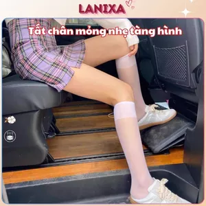 Tất nữ cao cổ thật chân giúp che những khuyết điểm mỏng mềm mại thoáng mát dễ chịu LANIXA T4914