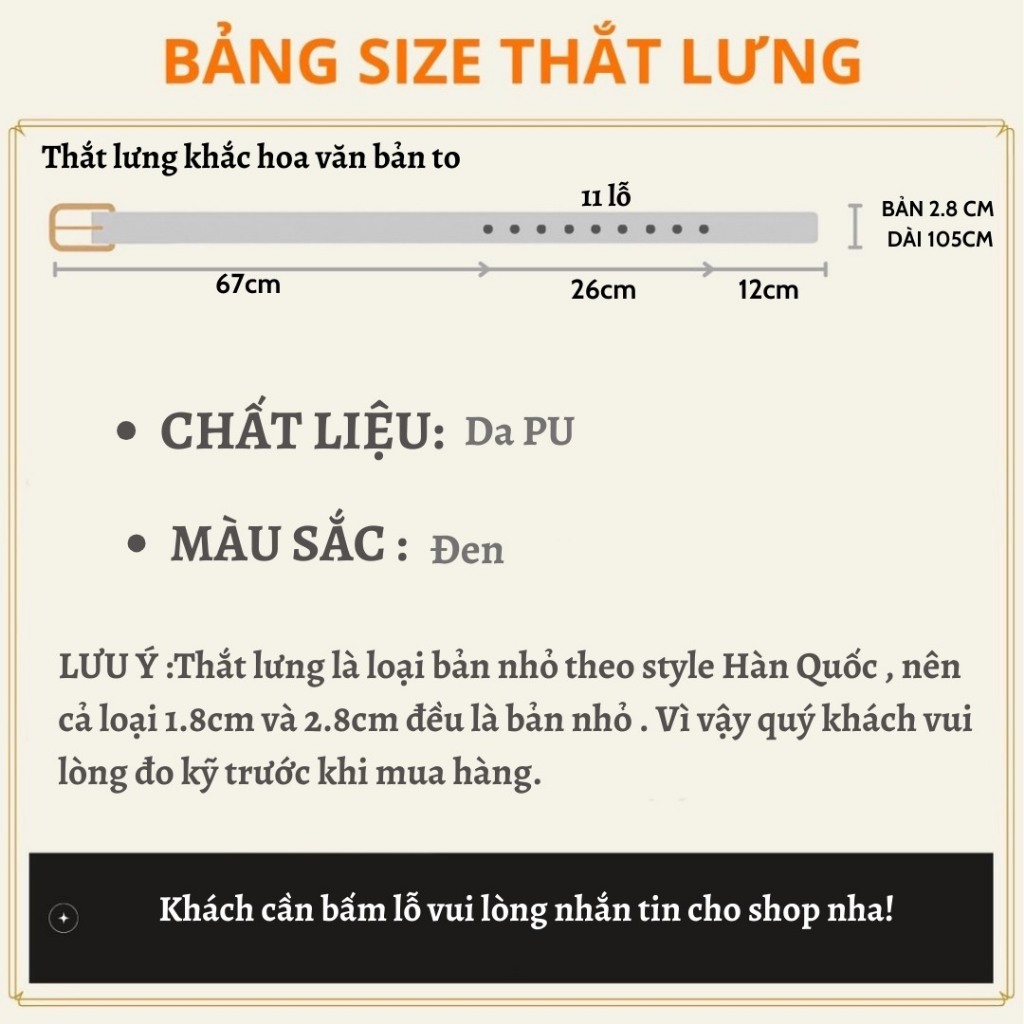 Thắt Lưng dây da Nam Nữ Sơn Tùng MTP bản khắc HOA VĂN Màu Đen Bạc Đẹp Dây Nịt Lưng Nam Nữ mẫu Mặt Kim Loại Horizon