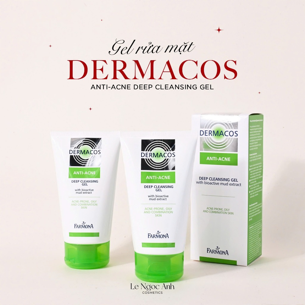 Gel rửa mặt Dermaco Anti Ance Deep Cleansing cho da dầu 150ml | Shopee ...