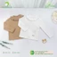 AMI0446 - Set 2 Áo Giữ Nhiệt Thu Đông Bé Gái Anminaza Cotten Dệt Tăm Cổ Bèo Cúc Bấm