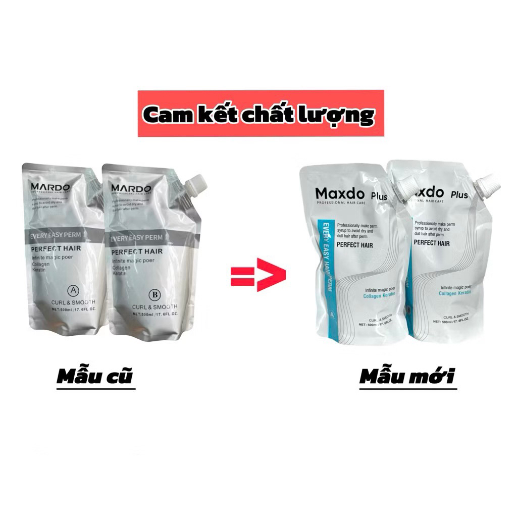 Mardo Thuốc Uốn Lạnh Thông Minh 500ml Chính Hãng Hàn Quốc Công Nghệ 3D Giúp Tóc Xoăn Đẹp & Căng Sóng