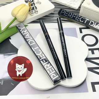 [PERFECT DIARY] Chì Kẻ Chân Mày PERFECT DIARY Vỏ Đen 2 Đầu, Hexagonal Chiseled Eyebrown, 0.28g