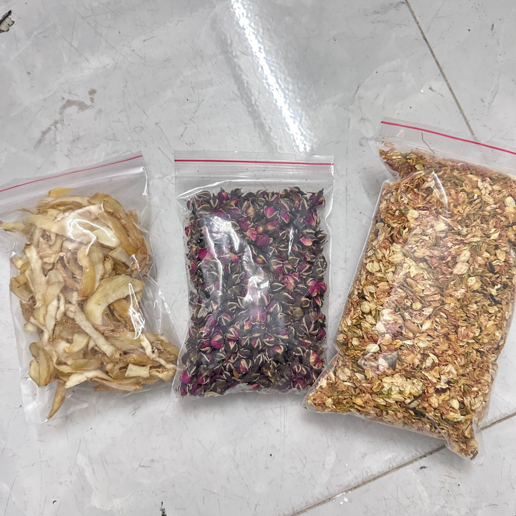 Set Trà | Trà Thảo Mộc Toả Hương Thơm Cơ Thể Gồm Hoa Hồng, Hoa Nhài, Ngọc Trúc