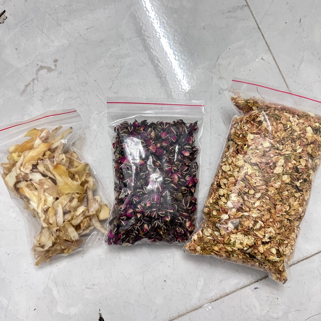 Set Trà | Trà Thảo Mộc Toả Hương Thơm Cơ Thể Gồm Hoa Hồng, Hoa Nhài, Ngọc Trúc
