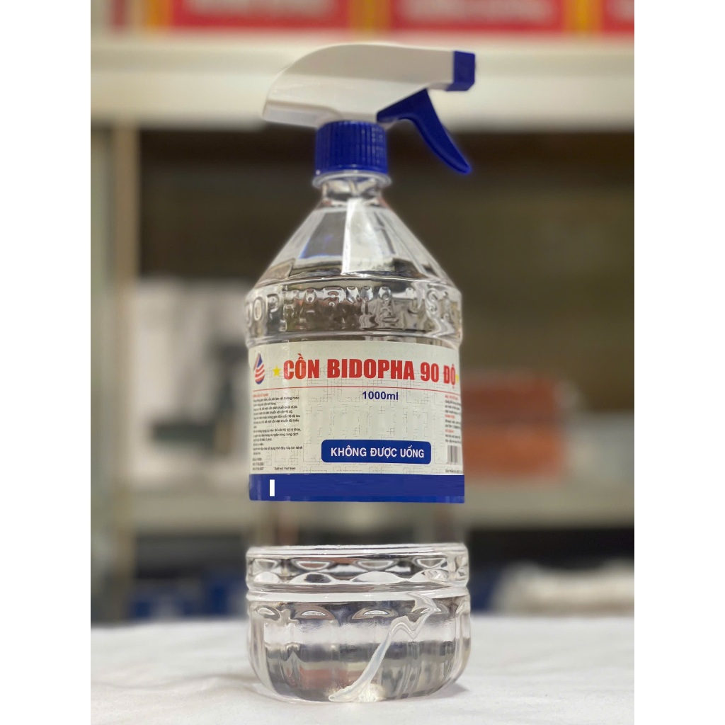 Cồn y tế 90 độ, cồn 90 độ 500ml -1000ml .Dùng để diệt khuẩn dụng cụ y tế