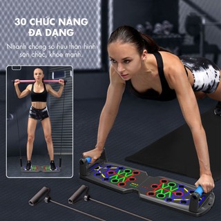 Bảng chống đẩy đa năng dụng cụ tập gym tại nhà hỗ trợ 30 tư thế rèn luyện cơ tay cơ ngực vai BCD320