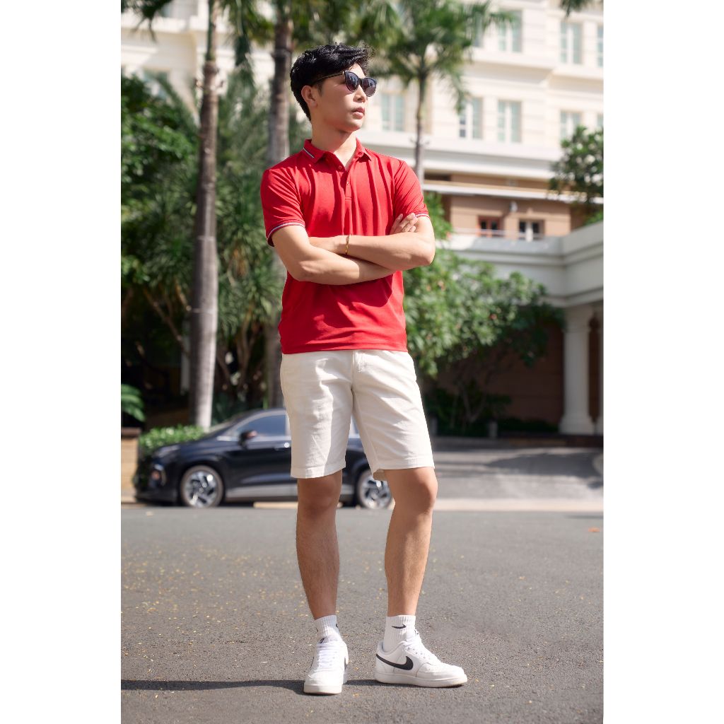 [CÒN ĐỎ] Áo Polo Nam Premium Cotton Golf Pique Cool Touch N&M Thương Hiệu NINOMAXX 2104030
