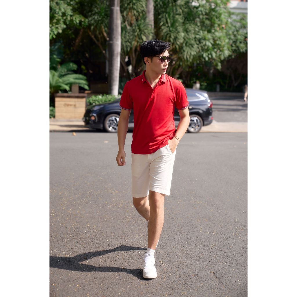 [CÒN ĐỎ] Áo Polo Nam Premium Cotton Golf Pique Cool Touch N&M Thương Hiệu NINOMAXX 2104030