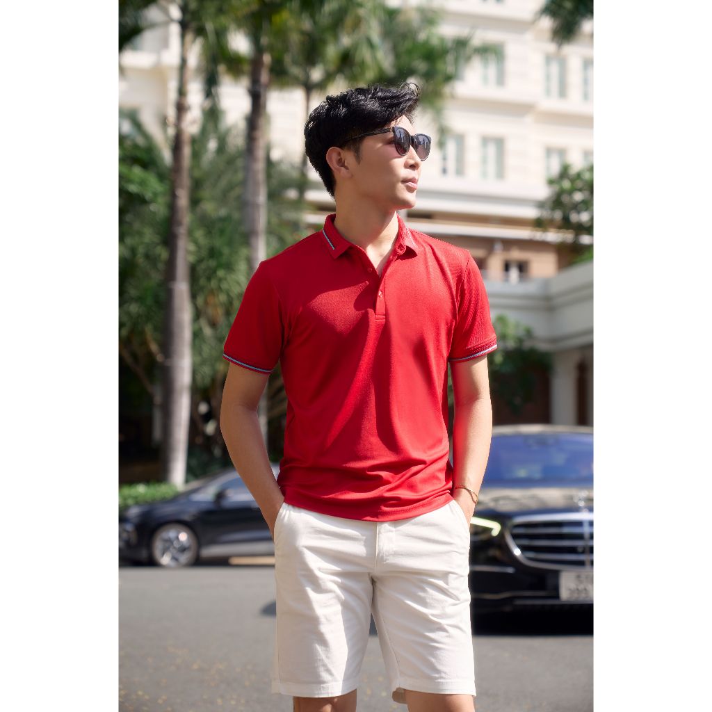 [CÒN ĐỎ] Áo Polo Nam Premium Cotton Golf Pique Cool Touch N&M Thương Hiệu NINOMAXX 2104030